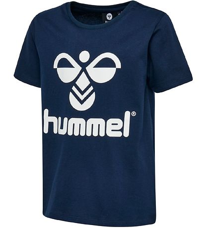 Hummel Stuttermabolur - Sextíu - Dökkblátt