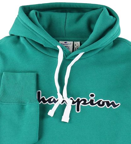 Champion Fashion Hoodie - Green w. Logo