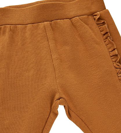 Minymo Sweatpants - Glazed Ginger w. Fringes