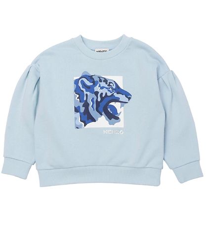 Kenzo Sweatshirt Pale Blue m. Tiger Shoppe jetzt KW DE