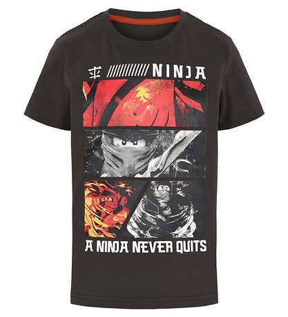 LEGO Ninjago T-Shirt - Gris av. Imprim