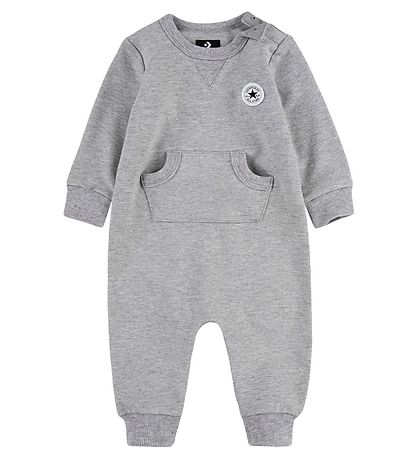 Converse Set - Strampler/Socken - Graumeliert