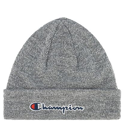 Champion Beanie - Knitted - Teen - 2-layer - Grey Melange
