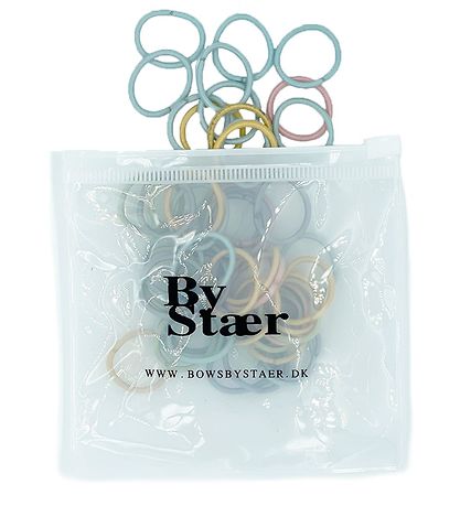 By Stær Mini Elastic Hair Bands - 50 pcs - Mix 6