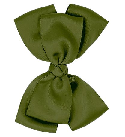 By Stær Baptism Ribbon w. Bow - Satin - Double Bow - Moss