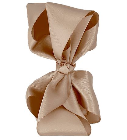 Ruban de Baptême av. Noeud Papillon By Stær - Satin - Beige