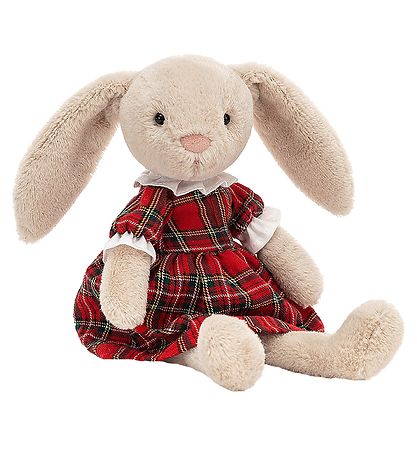 Jellycat Soft Toy - 27x13 cm - Tartan Lottie Bunny