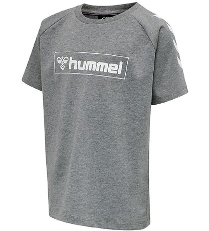 Hummel T-Shirt - hmlBOX - Graumeliert meliert