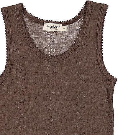 MarMar Undershirt - Wool - Pointelle - Tavi - Terre