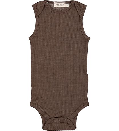 MarMar Bodysuit Sleeveless - Wool - Bini - Terre