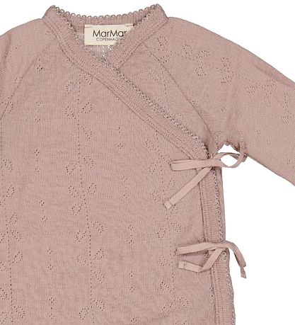 MarMar Wrap samfestingur - Ull - Pointelle - Rula - Brenndur Ble