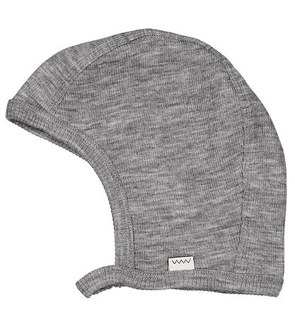 MarMar Ungbarnahúfa - Ull - Hoody - Grey Melange