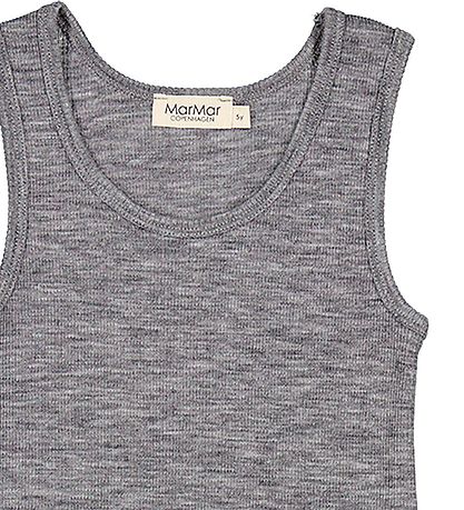 MarMar Undershirt - Wool - Tavi - Grey Melange