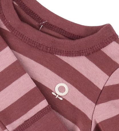 Katvig Blouse - Dark Pink w. Stripes