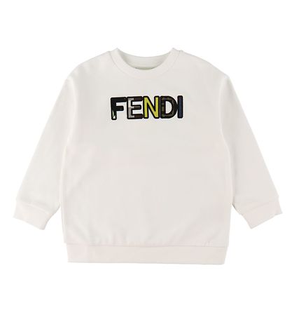 Fendi Sweatshirt - White w. Logo