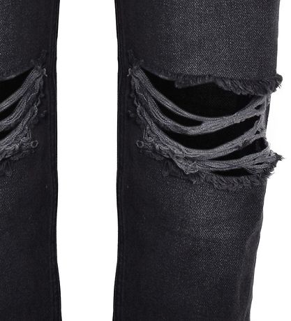 Hound Jeans - Weit mit Löchern - Black Denim