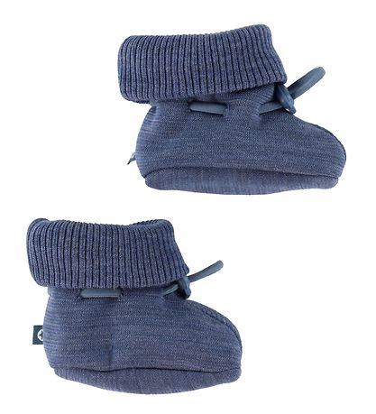 Smallstuff Booties - Wool - Denim Melange