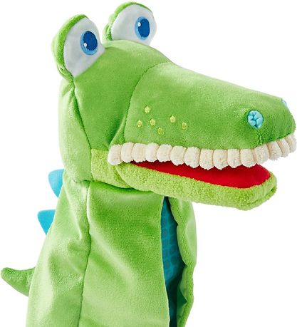 HABA Handdocka - Krokodiler - 26 cm - Grön