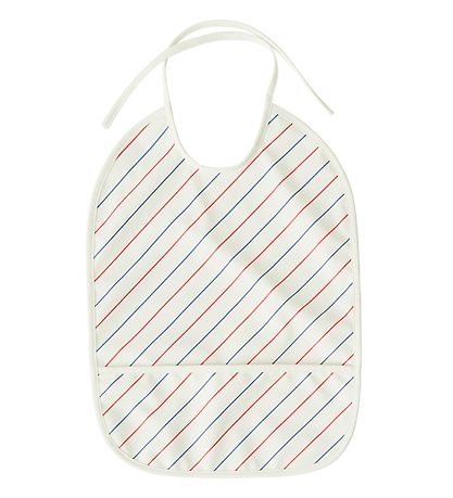 OYOY Lätzchen m. Tasche - Lang - 2er-Pack - Striped - Sanft/Cara
