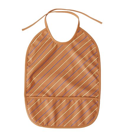 OYOY Lätzchen m. Tasche - Lang - 2er-Pack - Striped - Sanft/Cara