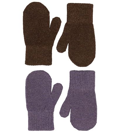 CeLaVi Fäustlinge - Wolle/Polyester - 2er-Pack - Moonscape m. Gl