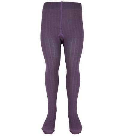 Minymo Tights - 2-Pack - Rib - Very Grape