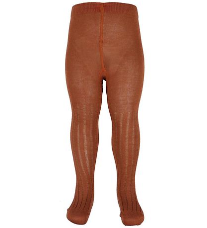 Minymo Strumpfhosen - 2er-Pack - Cocoa - Brown - Rib