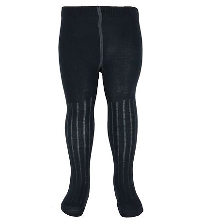 Minymo Strumpfhosen - 2er-Pack - Bambus - Rib - Sleet