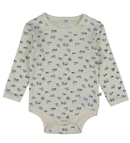 Pippi Baby Bodysuits l/s - 4-Pack - Blue Mirage