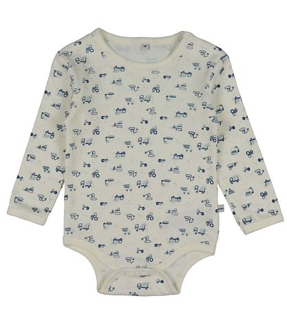 Pippi Baby Bodysuits L/æ - 4-Pack - Blue Mirage