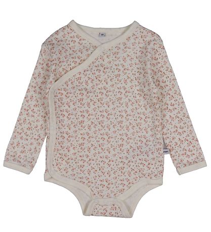 Pippi Baby Wrap Bodysuits L/æ - 4-Pack - Burlwood