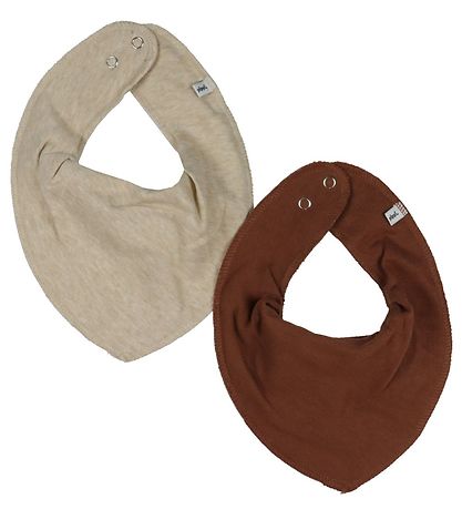 Pippi Baby Teething Bib - 5-Pak - Burlwood