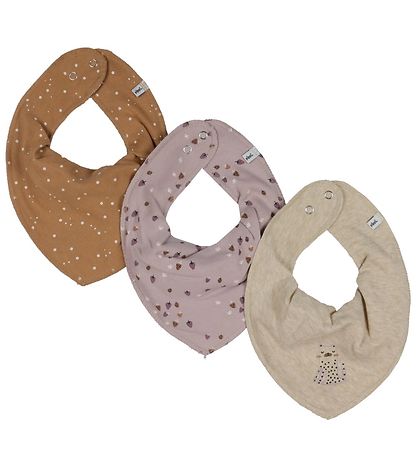 Pippi Baby Teething Bib - 3-Pack - Violet Ice