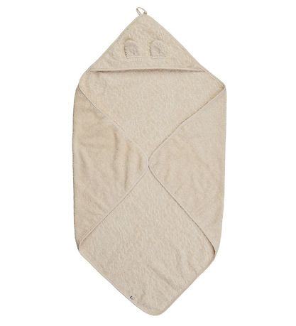 Pippi Baby Hooded Towel - 83x83 cm - Sandshell