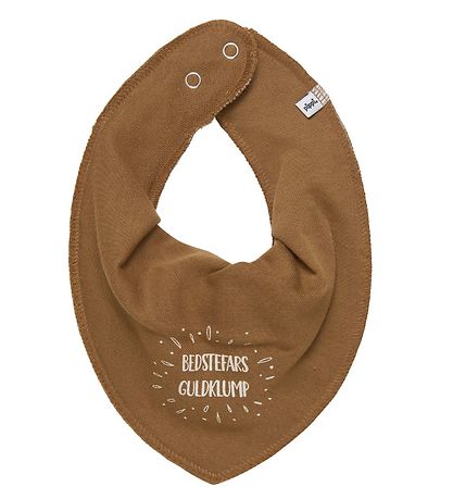Pippi Baby Teething Bib - Pointy - Rubber w. Grandpa 'Gold Nugge