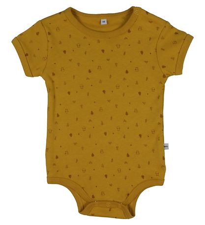 Pippi Baby Bodysuits k/æ - 4-Pack - Tinsel