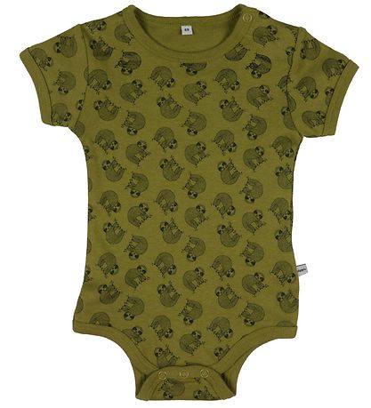Pippi Baby Bodysuits k/æ - 4-Pack - Tinsel