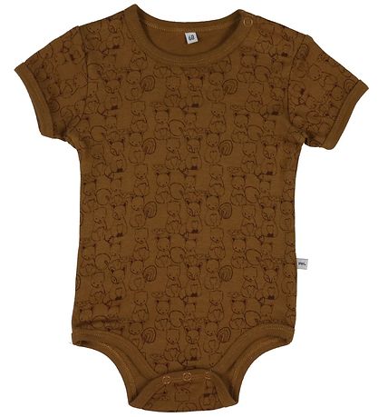Pippi Baby Bodysuits k/æ - 4-Pack - Tinsel