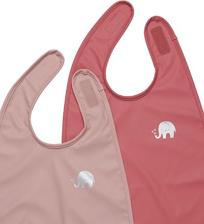 CeLaVi Lätzchen - Lang - 2er-Pack - Misty Rose