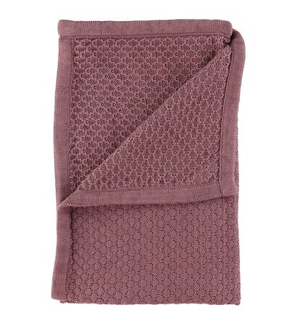 Fixoni Blanket - Knitted - 70x70 cm - Grape Shake