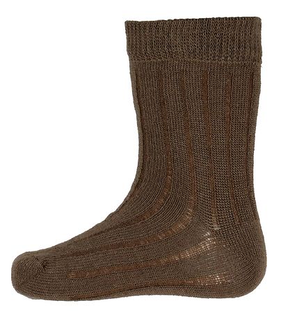 Minymo Socks - 2-Pack - Cocoa Brown