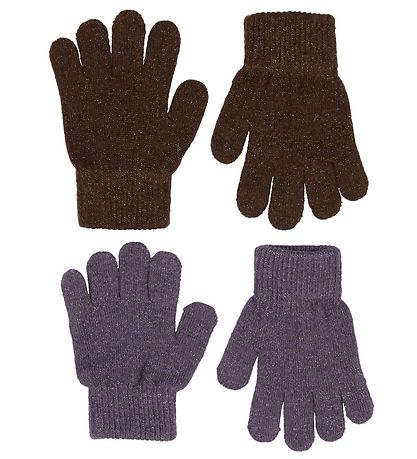 CeLaVi Handschuhe - Wolle/Polyester - 2er-Pack - Moonscape m. Gl