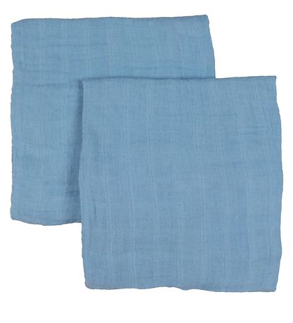 Pippi Baby Muslin Cloths - Organic - 8-Pack - 65x65 cm - Air Blu