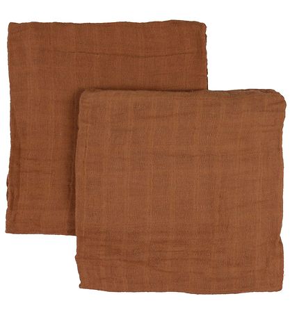 Pippi Baby Muslin Cloths - Organic - 8-Pack - 65x65 cm - Mocha M