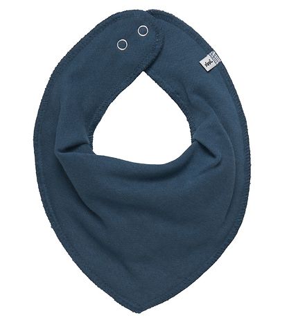 Pippi Baby Teething Bib - Pointy - Dark Denim