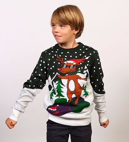 Jule-Sweater Bluses Pullover - Scoodoolf - Dunkelgrün