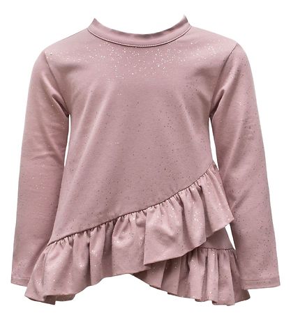 Little Wonders Blouse - Nana - Dusty Rose Glitter