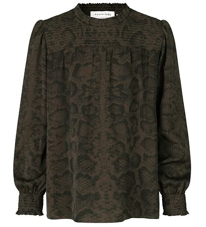 Rosemunde Blouse - Gerookt Oak Snake Print