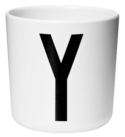 Design Letters Mugg - Vit m. Y