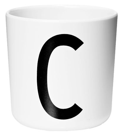 Design Letters Becher - Weiß m. C